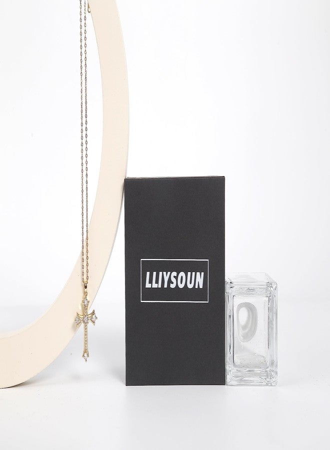 LLIYSOUN Cross Necklaces for Women Jewelry Necklaces for Women 16K Gold Plated Cross Pendant CN16 - Image 4